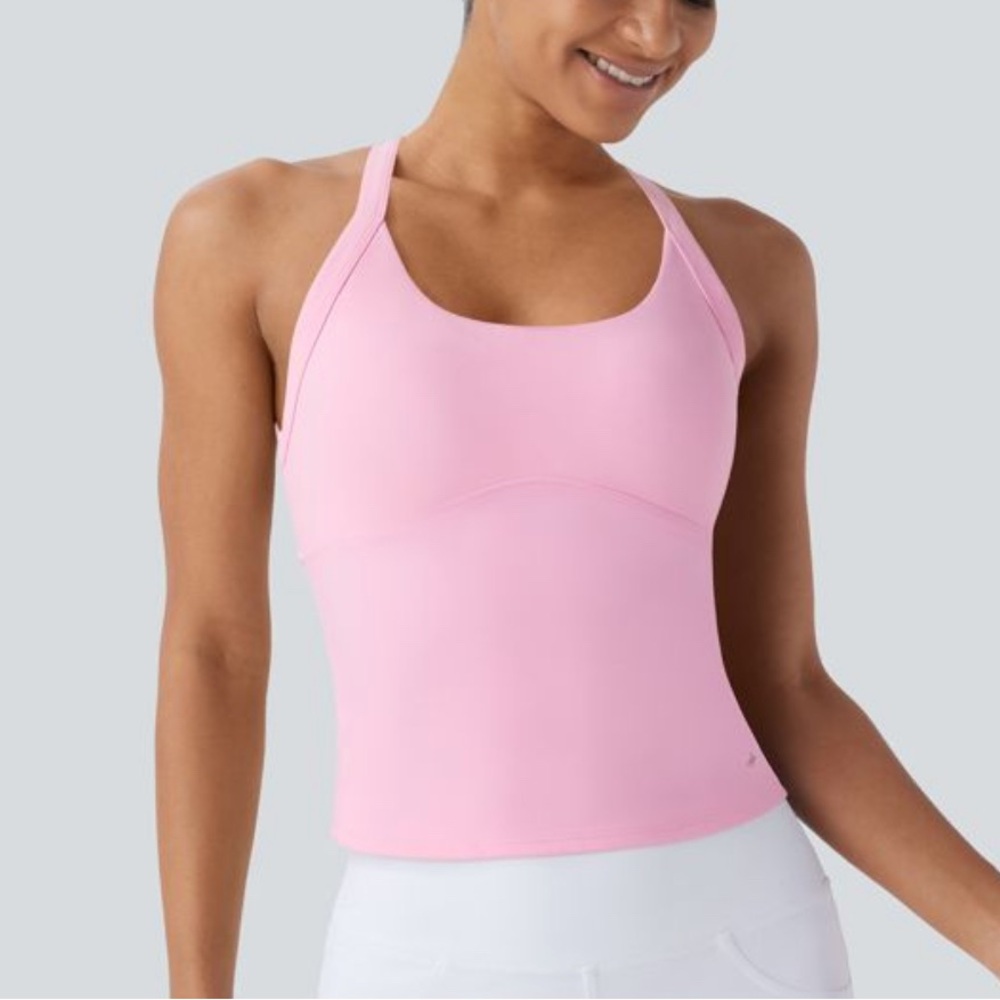 HALARA Pink Sports Bra Tank